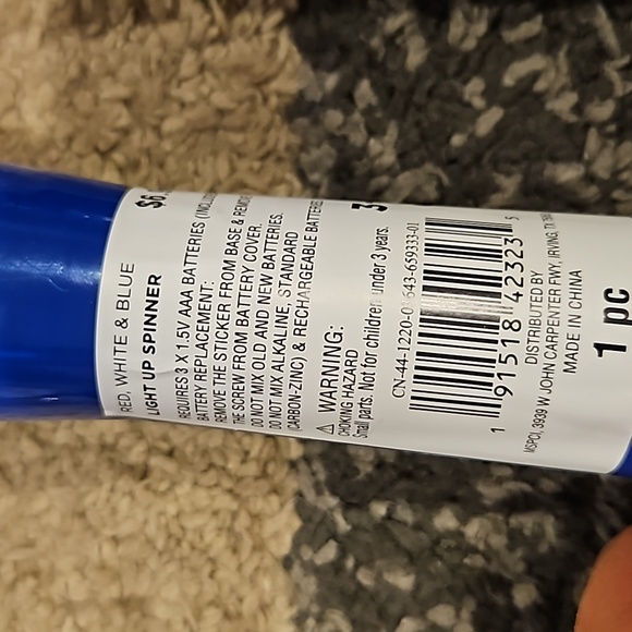 NWT 4th of July Kids Face Art, Festive Light Up Spinners. 8-Piece Bundle ☆Gift - Picture 7 of 9